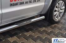 Volkswagen Amarok 2010–2022 Sidorör (2 st, rostfritt stål) foto 4