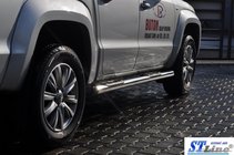 Volkswagen Amarok 2010–2022 Sidorör (2 st, rostfritt stål) foto 5
