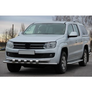 Främre frontbåge ST015 (rostfritt) Volkswagen Amarok 2010–2022 foto 1