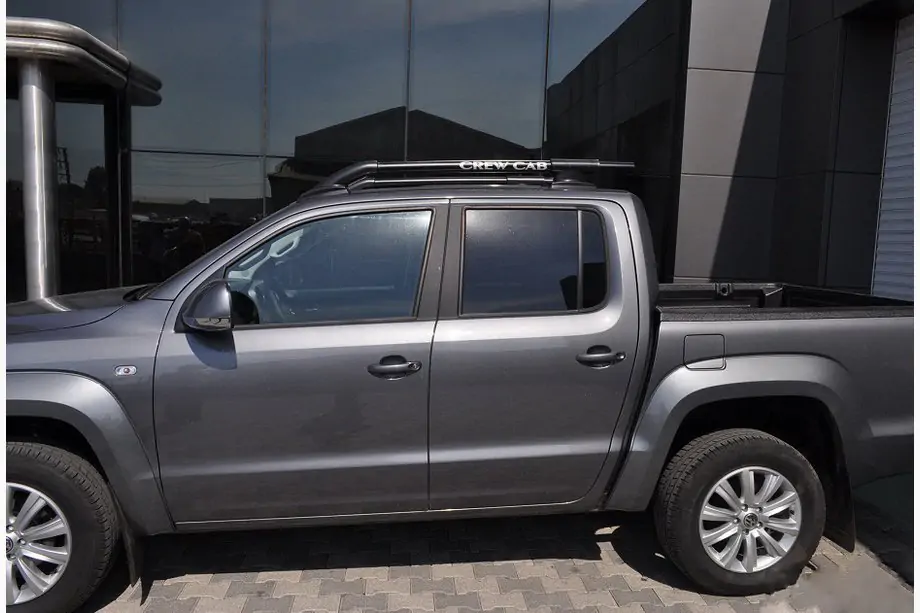 Mitsubishi L200 2006–2015 Svarta takrails med tvärbalkar Foto 3