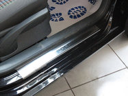Volkswagen Polo 2001–2009 Instegslister Nataniko (4 st, rostfritt stål) Premium - 3M tejp, 0,8 mm foto 1