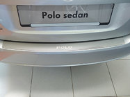 Volkswagen Polo 2010–2017 Bakre stötfångarskydd Nataniko (rostfritt stål) foto 1
