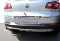 Volkswagen Tiguan 2007–2016 Kromlist till baklucka (rostfritt stål) foto 9