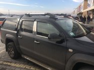 Volkswagen Amarok 2010–2022 Lister för dörrstolpar (6 st, rostfritt stål) foto 2