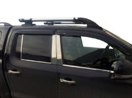 Volkswagen Amarok 2010–2022 Lister för dörrstolpar (6 st, rostfritt stål) foto 3