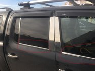 Volkswagen Amarok 2010–2022 Fönsterlister (4 remsor, rostfritt stål) Carmos - turkiskt stål foto 2