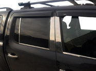 Volkswagen Amarok 2010–2022 Lister för dörrstolpar (6 st, rostfritt stål) foto 1