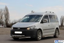 Volkswagen Caddy 2010–2015 Främre skyddsbåge Shark ST015 (rostfritt stål) foto 2
