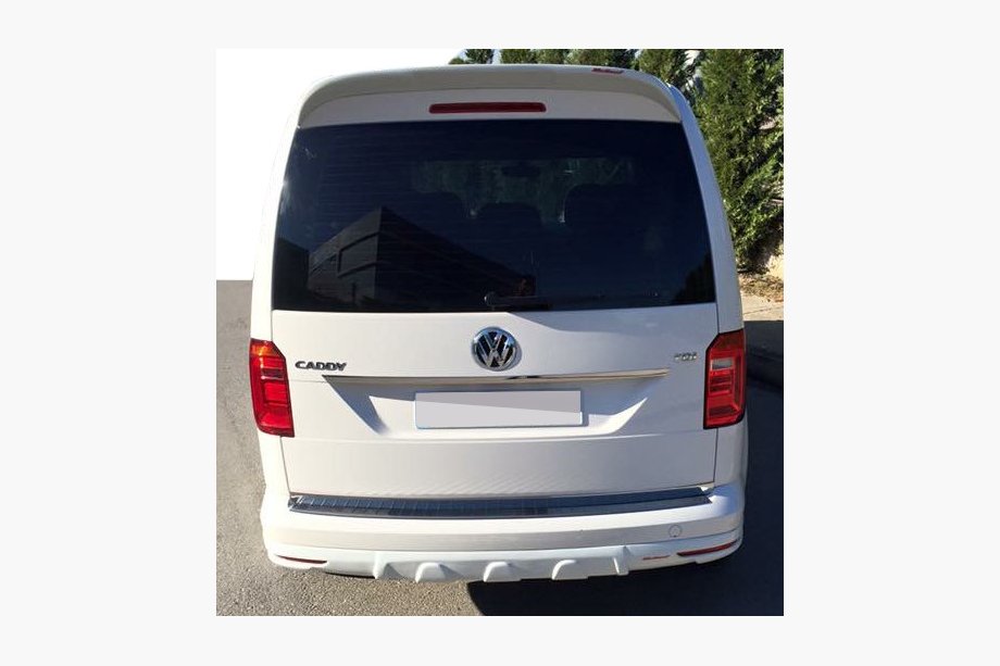 Volkswagen Caddy 2015–2020 Bakre stötfångaröverlägg (för lackering) Image