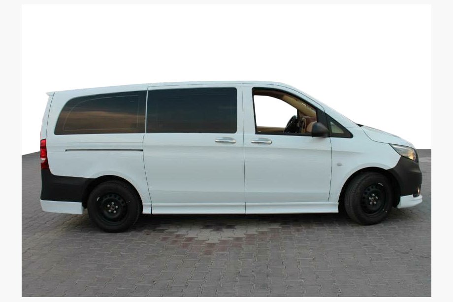 Mercedes Vito/V-klass W447 2014– Sidokjolar (för lackering) ExtraLong, 2 skjutdörrar Image
