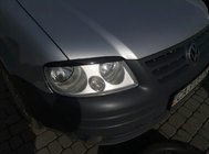 Volkswagen Caddy 2004–2010 Ögonlock till strålkastare (svarta) foto 7
