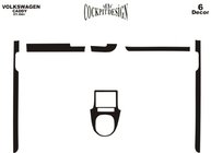 Volkswagen Caddy 2004–2010 Instrumentpanelinlägg (tillägg) foto 3