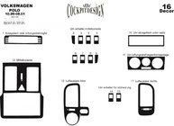 Volkswagen Polo 1994–2001 Instrumentpanelsinlägg (1999-2001) Aluminium foto 3