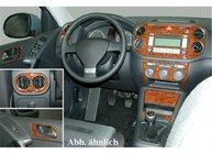 Volkswagen Tiguan 2007–2016 Instrumentpanelslister (2011-2015) Aluminium foto 4