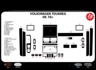 Volkswagen Touareg 2002–2010 Instrumentpanelskydd Kolfiber foto 2