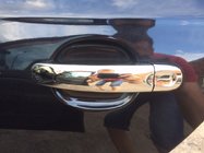 Volkswagen Jetta 2006–2011 Dörrhandtagskåpor (4 st, rostfritt stål) OmsaLine – italienskt rostfritt stål foto 3