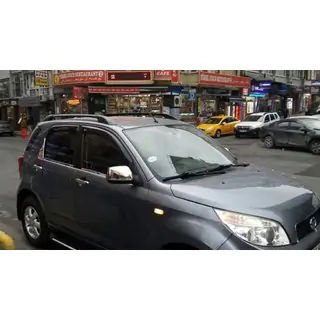 Yttre kromlister runt rutorna (4 st, rostfritt stål) Daihatsu Terios 2006–2017 foto 2
