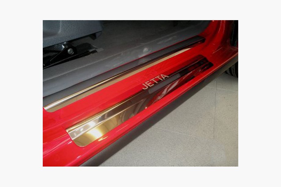 Volkswagen Jetta 2006–2011 Instegslister Nataniko (8 st, rostfritt stål) Standard – Lohmann monteringstejp, 0,5 mm Image