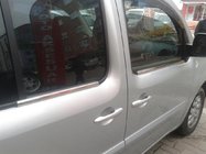 Renault Kangoo 2008–2020 Yttre kromlister runt rutorna (4 st, rostfritt stål) 2 st, Carmos - turkiskt stål foto 4
