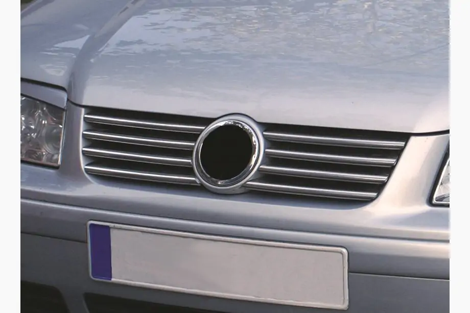 Volkswagen Bora 1998–2004 Grillister (8 st, rostfritt stål) Image