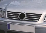 Volkswagen Bora 1998–2004 Grillister (8 st, rostfritt stål) foto 1