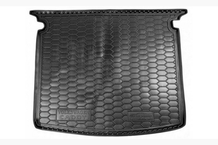 Volkswagen Caddy 2004–2010 Bagagerumsmatta i gummi Life (Autogumm, gummi) Image