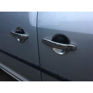 Kromade dörrhandtagskåpor (rostfritt stål) foto 4