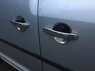 Volkswagen Caddy 2004–2010 Kromade dörrhandtagskåpor (rostfritt stål) 4 st, Carmos – turkiskt stål foto 3