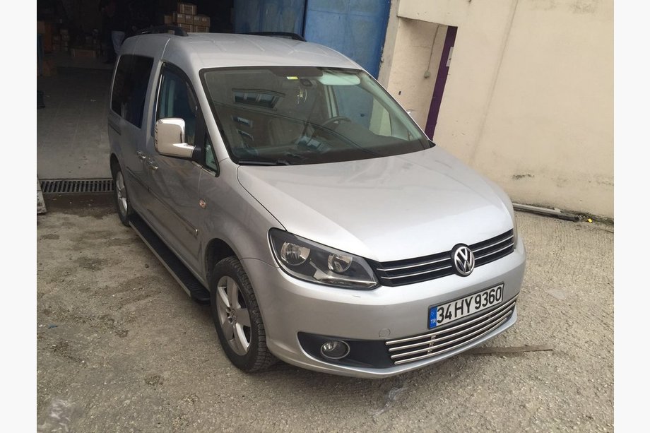 Volkswagen Caddy 2010–2015 Kromade spegelkåpor (2 st) Förkromad plast Foto 3