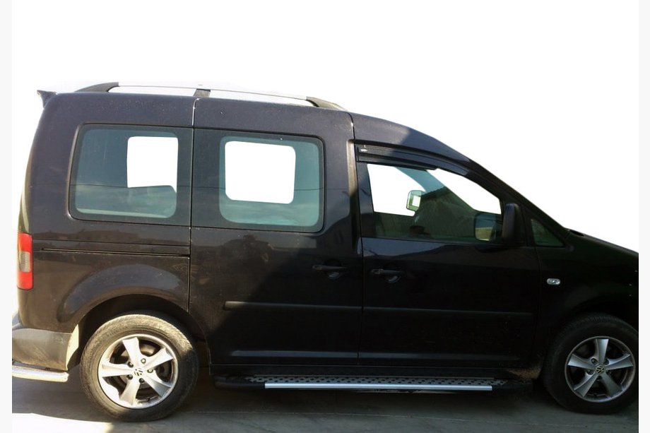 Volkswagen Caddy 2010–2015 Sidosteg i X5-utförande (2 st, aluminium) Image