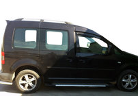 Volkswagen Caddy 2010–2015 Sidosteg i X5-utförande (2 st, aluminium) foto 1