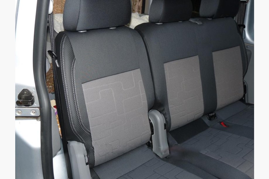 Volkswagen Caddy 2010–2015 Sätesöverdrag (konstläder↗tyg, Premium) Image