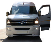 Volkswagen Crafter 2006–2016 Frontstötfångarlist 2012↗ (för 2 dimljus, för lackering) foto 2