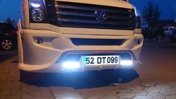 Volkswagen Crafter 2006–2016 Frontspoiler till stötfångare 2012↗ (Sport-3, för lackering) foto 8