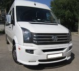 Volkswagen Crafter 2006–2016 Frontspoiler till främre stötfångare 2012↗ (LED, för lackering) foto 4