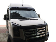 Volkswagen Crafter 2006–2016 Vindrutesolskärm på ram V1 (svart högglans, 5 mm) foto 1