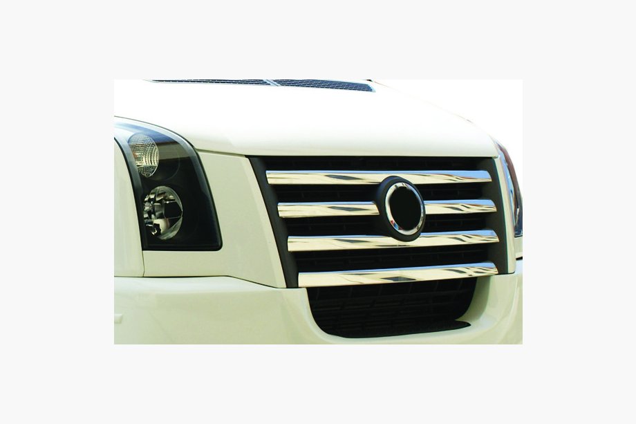Volkswagen Crafter 2006–2016 Kromlister till grill 2006-2011 OmsaLine – italienskt rostfritt stål Foto 7