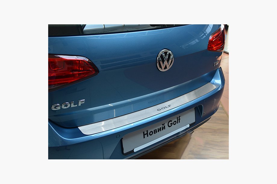 Volkswagen Golf 7/E-Golf 2012–2020 Bakre stötfångarskydd Nataniko (rostfritt stål) Halvkombi Image