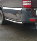Mercedes Sprinter W907/W910 2018– Sidorör bakom bakhjulet (2 st, rostfritt) foto 8