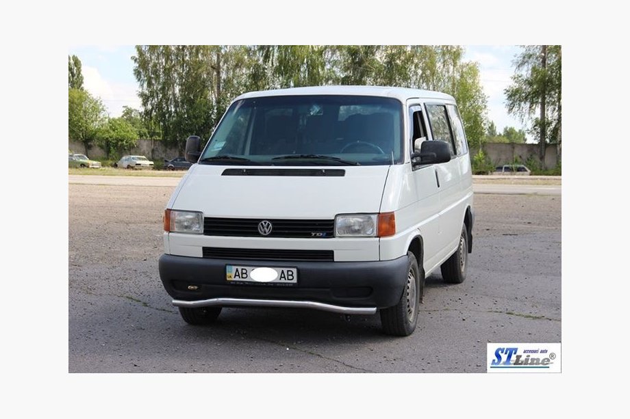 Volkswagen T4 Caravelle/Multivan 1990–2003 Nedre enkel vågskydd ST007 (rostfritt) 60 mm Foto 2