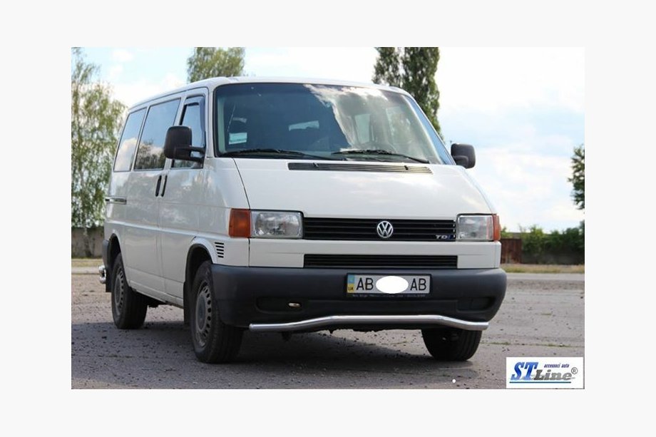 Volkswagen T4 Caravelle/Multivan 1990–2003 Nedre enkel vågskydd ST007 (rostfritt) 60 mm Foto 3