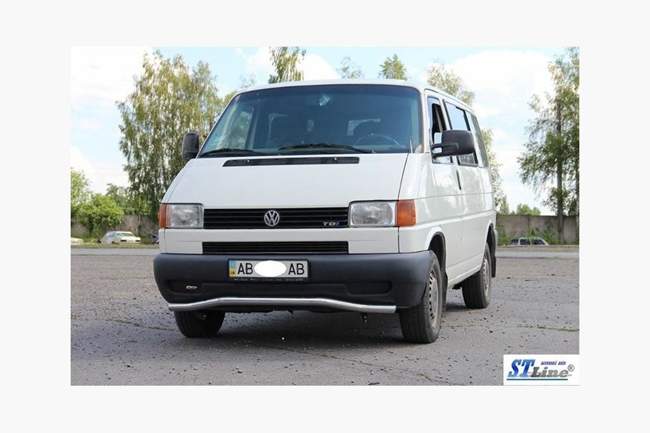 Volkswagen T4 Caravelle/Multivan 1990–2003 Nedre enkel vågskydd ST007 (rostfritt) 60 mm Foto 5