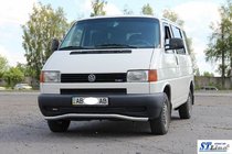 Volkswagen T4 Transporter 1990–2003 Nedre enkel vågskydd ST007 (rostfritt) 51 mm foto 5