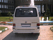 Volkswagen T4 Caravelle/Multivan 1990–2003 Bakre stötfångaröverlägg (för lackering) foto 2