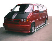 Volkswagen T4 Transporter 1990–2003 Frontstötfångarläpp (för lackering) foto 2