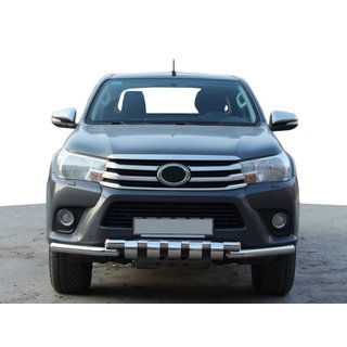 Frontbåge F3-34 (rostfritt) Toyota Hilux 2015– foto 1