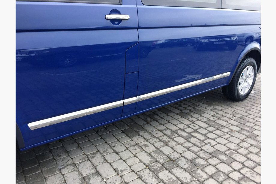 Volkswagen T5 Multivan 2003–2010 Dörrlister (rostfritt stål, krom) Image