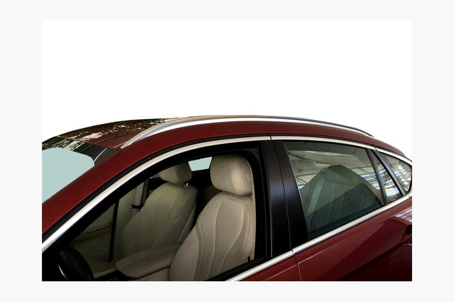 BMW X6 F16 2014–2019 Integrerade takrails i krom OEM (aluminium, montering med lim) Image