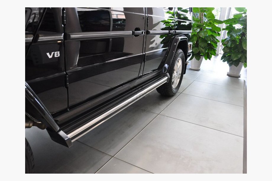 Mercedes G class W463 1990–2018 OEM sidosteg (2 st, aluminium) Foto 4