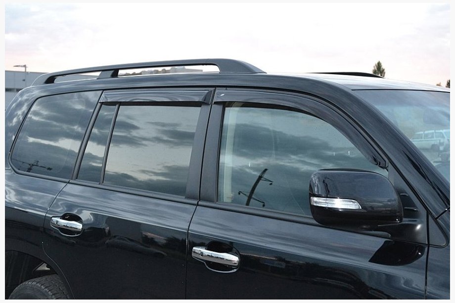 Lexus LX570/450d 2008–2022 Vindavvisare för fönster 11 cm (4 st, Niken) Image